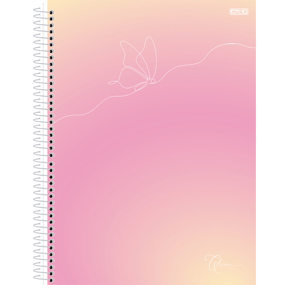 Caderno Universitário Clean 15 matérias 240 folhas - São Domingos