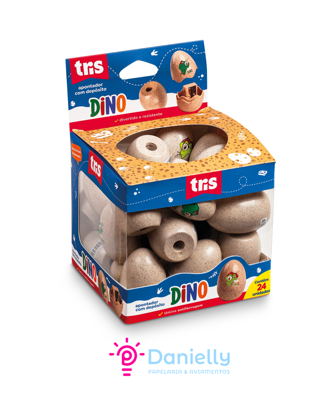 Apontador com Depósito Dino-Tris