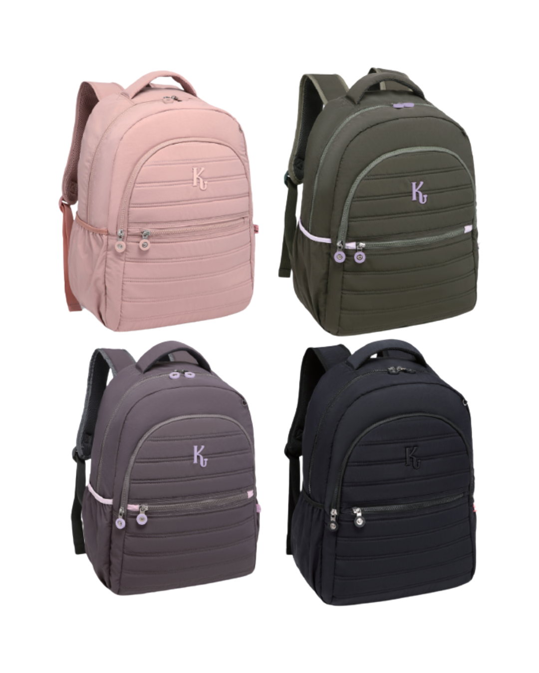 Mochila Chaveiro Miçanga Cores Neutras KK2605