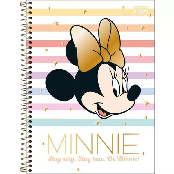 Caderno Universitário Minnie 10 Matérias -160Fls Tilibra