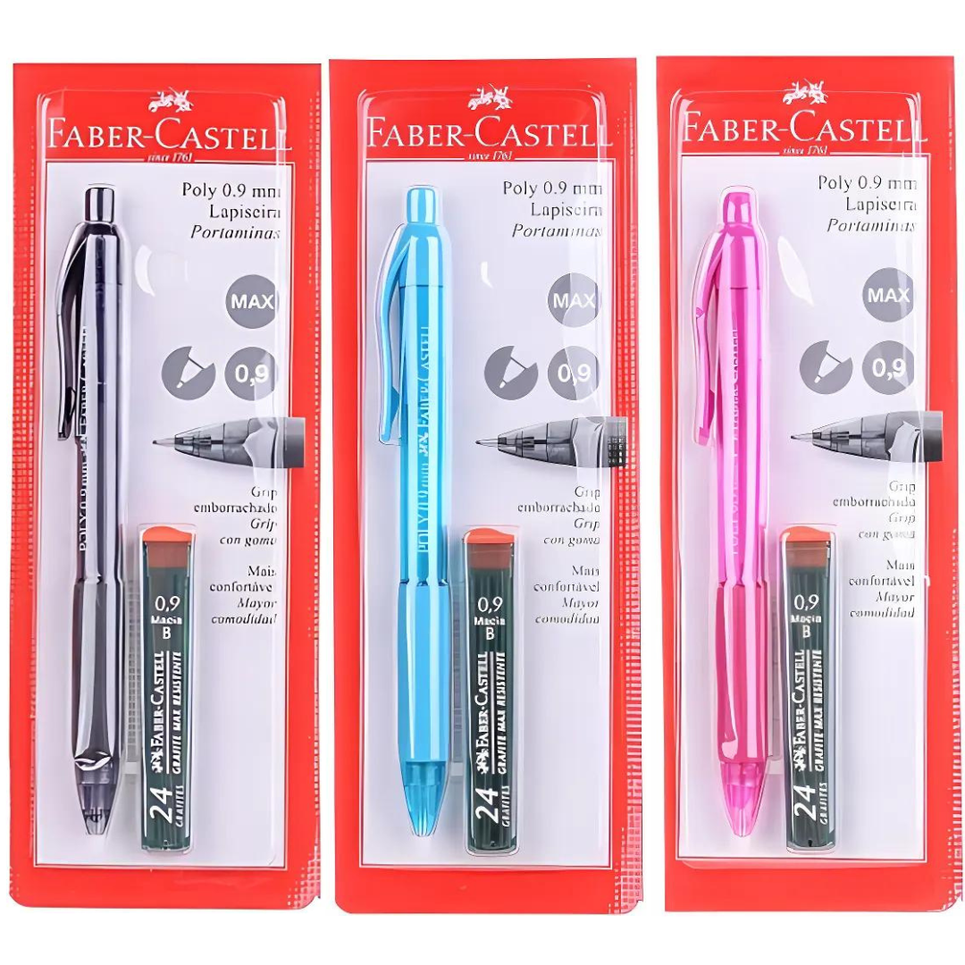 Lapiseira Faber Castell Poly 0.9mm c/ Grafite