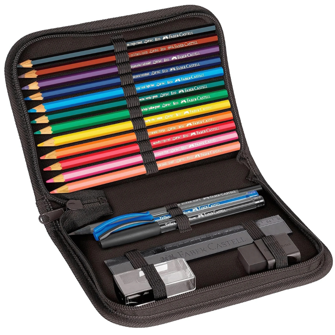Estojo Completo Coleção Cosmic Faber-Castell