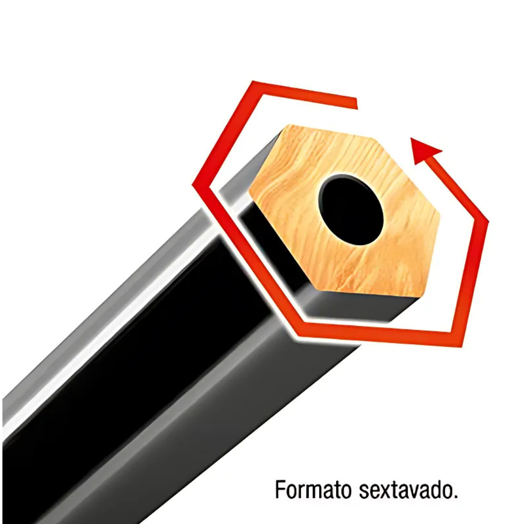 Lápis de Escrever Preto N.2 - Faber-Castell