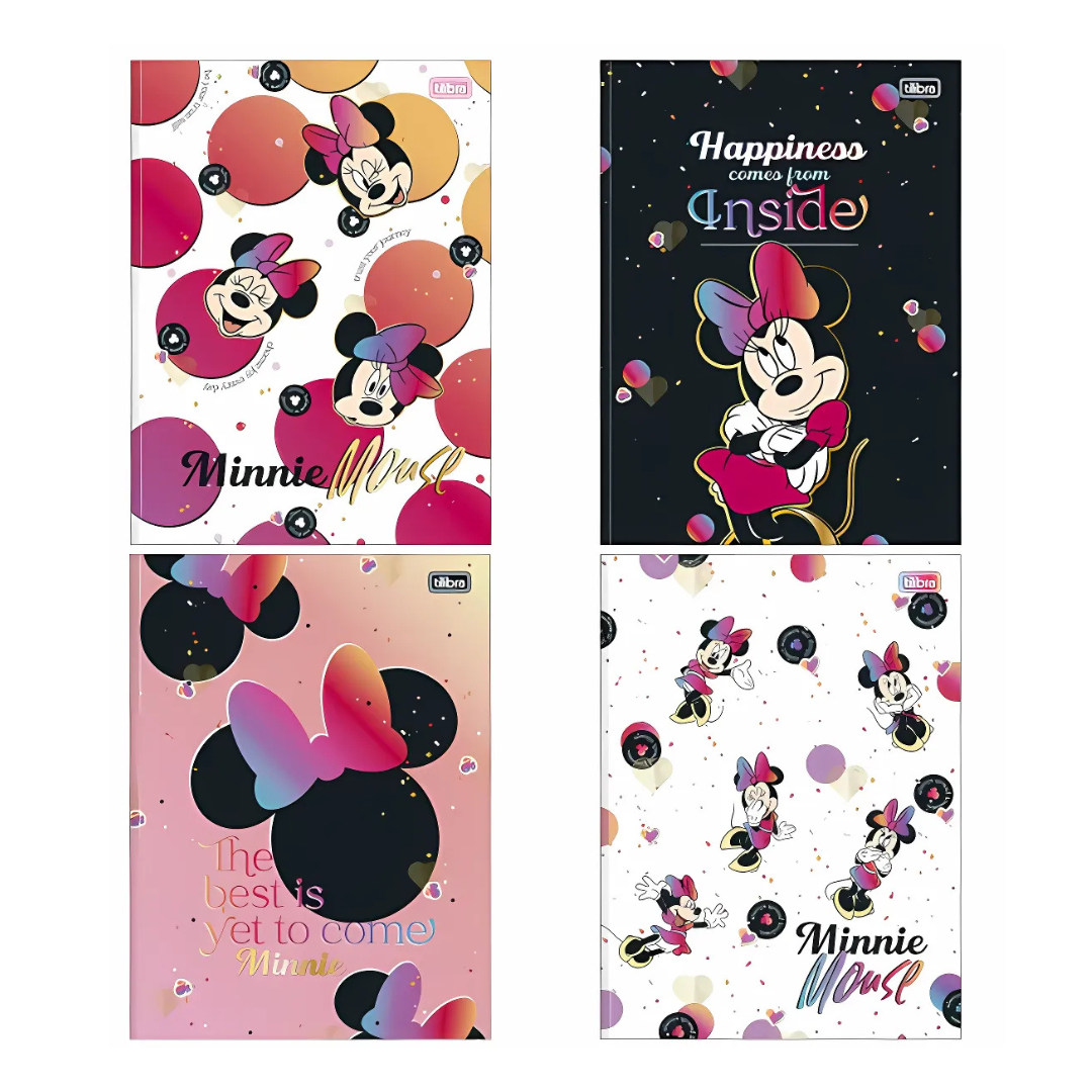 Caderno Brochura Minnie Tilibra Universitário 48fls