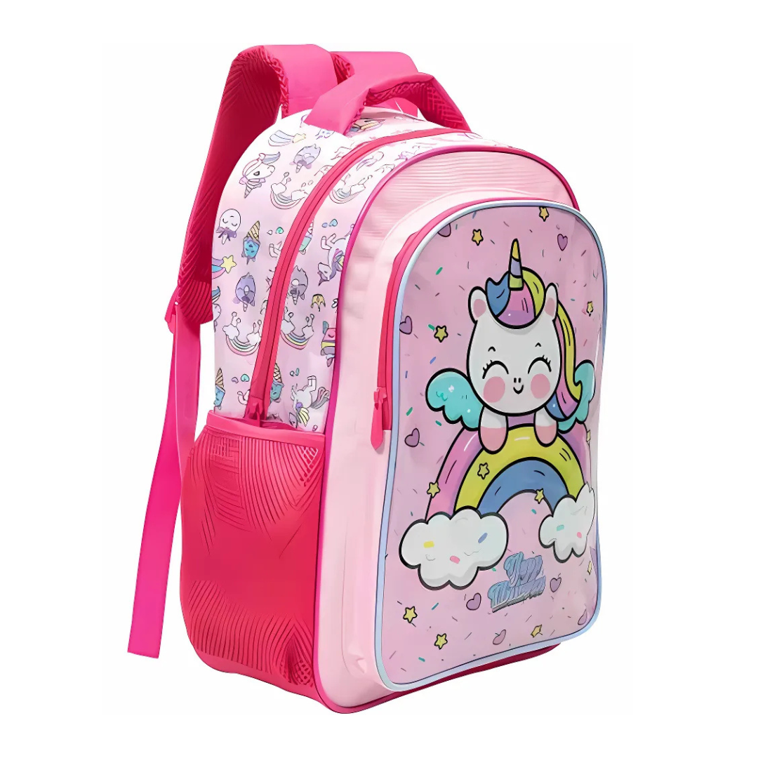 Mochila de Costas Yepp MF5376 Unicórnio Rosa