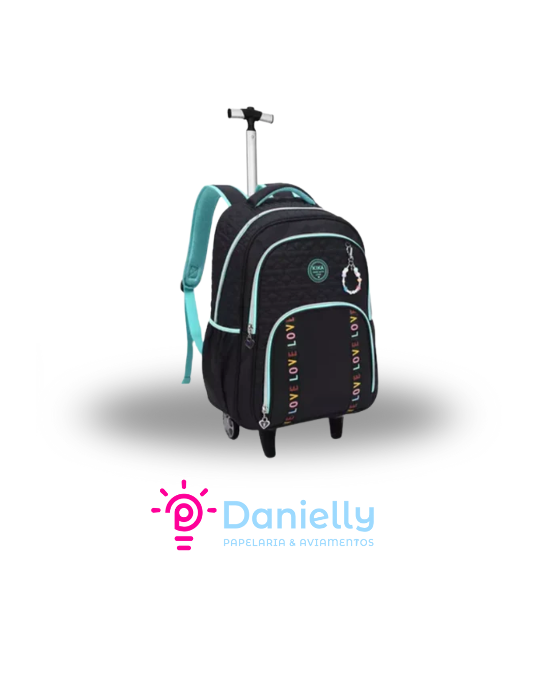 Mochila de Rodinhas kika Ref KK2415