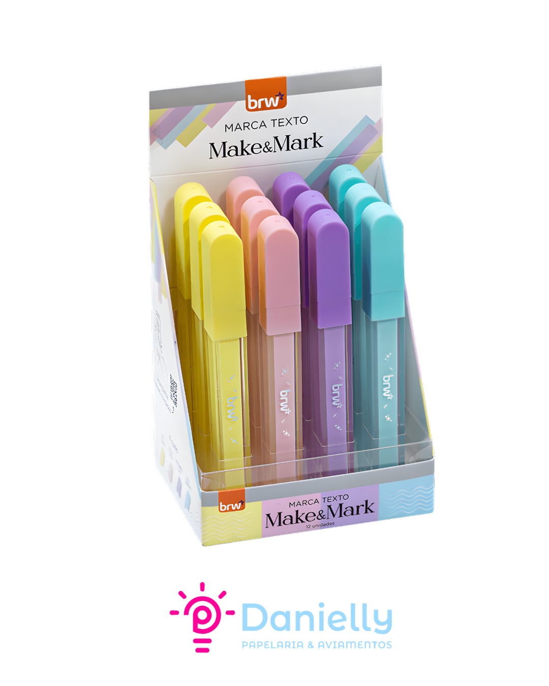 Marca Texto Make e Mark - Formato Gloss BRW