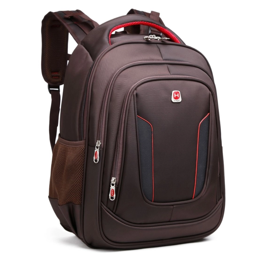 Mochila De Costas Hub Masculina Marrom HB24M71