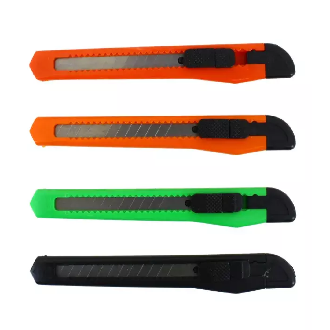 Estilete Estreito de Plástico 9mm Leo Arte