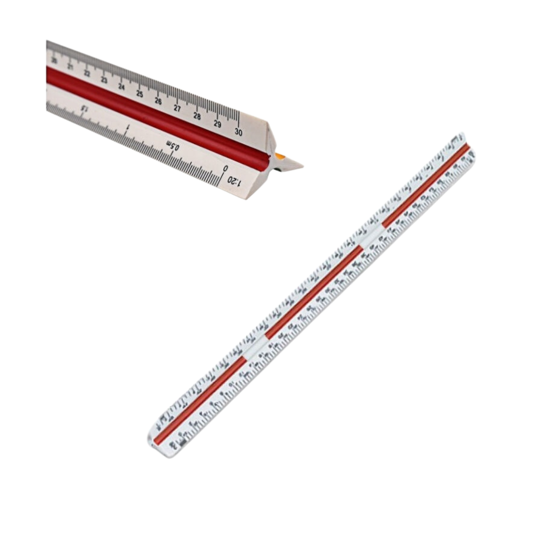 Escalímetro Trident Triangular 15cm ME-15