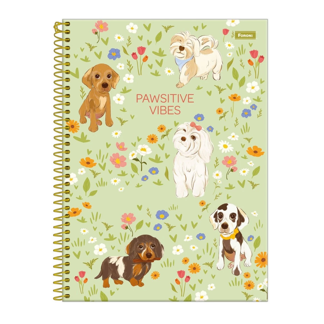 Caderno Universitário 15 Matérias Smoogies 240 Folhas Foroni