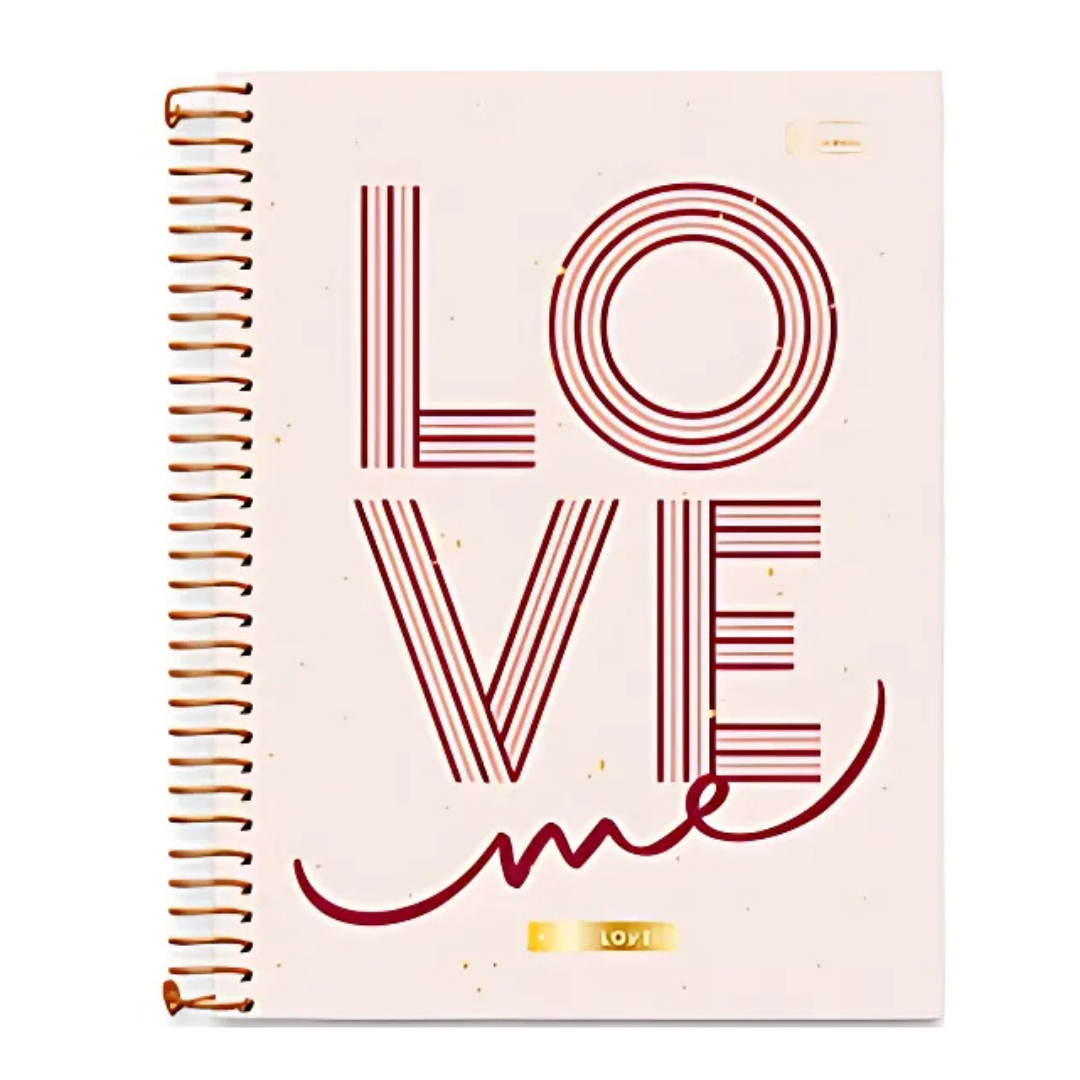 Caderno Universitário 20 Matérias- 320 folhas It's Love - Cadersil