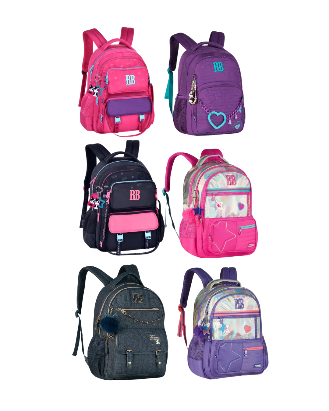 Mochilas Original Rebecca Bonbon Feminina Juvenil
