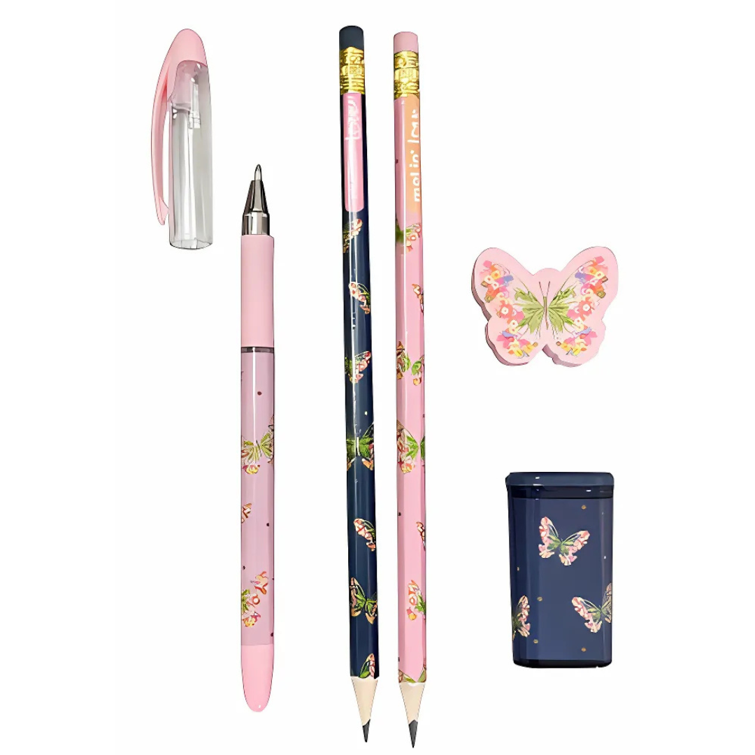 Kit Escolar Borboleta love - Molin