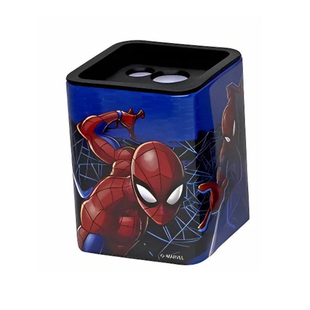 Apontador Molin Duplo Metálico Homem Aranha