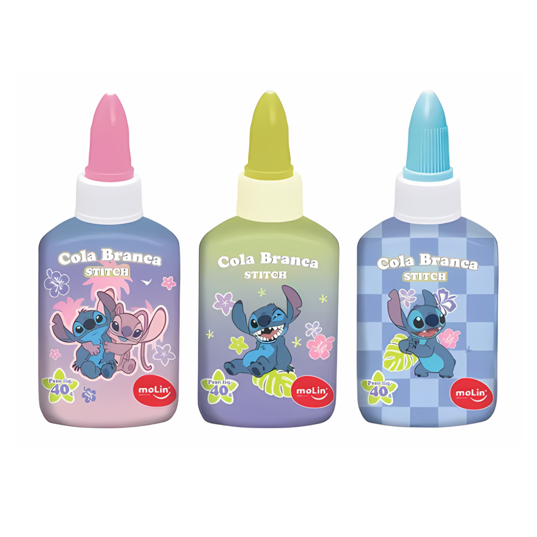Cola Branca Líquida 40g Stitch - Molin