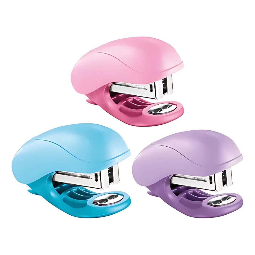Grampeador Maped Mini c/ Extrator Cores Pastel
