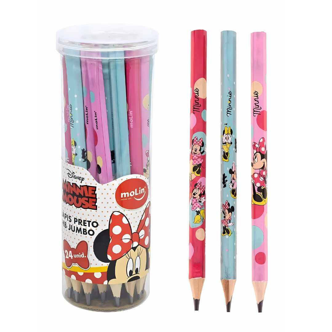 Lápis de Escrever Jumbo Minnie Molin