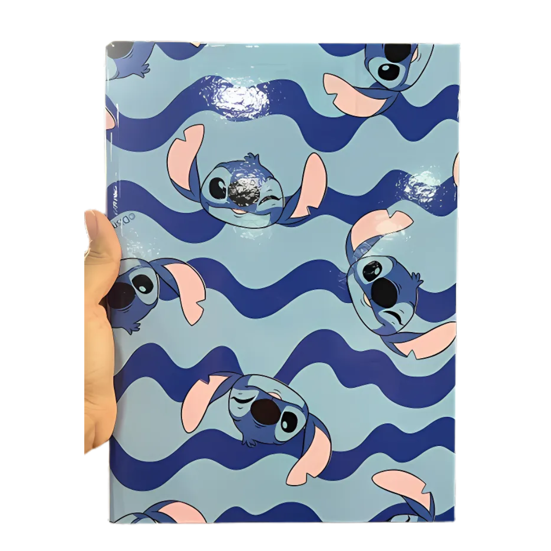 Caderno Encapado Stich
