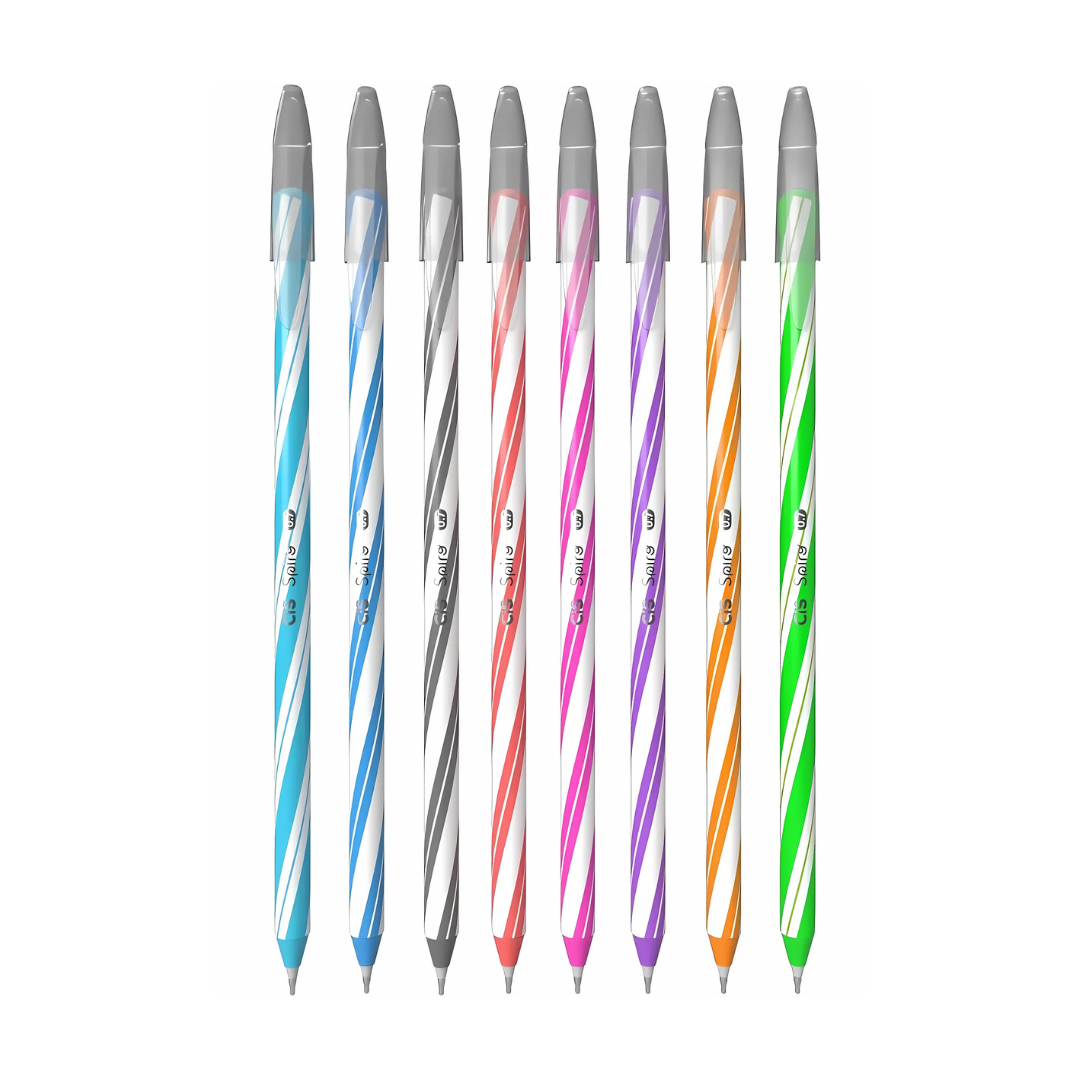 Kit Caneta Cis Spiro Gel 8 Cores
