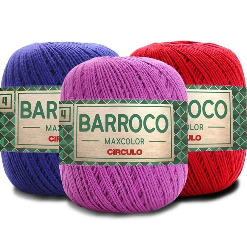 Barbante Barroco Maxcolor N°4 200g Círculo