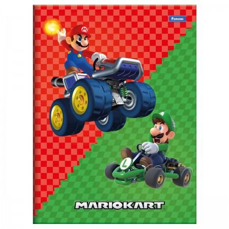 Caderno Brochura Mario Universitário 80 folhas