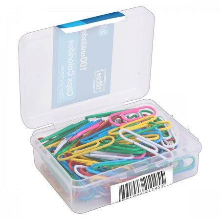 Clips Tilibra D302 Cores Sortidas 100 unidades