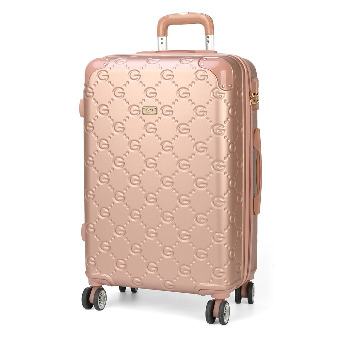 Kit Jogo de Mala de 2 Peças e 1 Frasqueira Rose - Gash