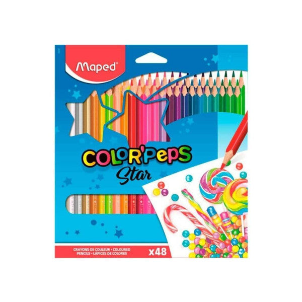 Lápis De Cor Maped Color'Peps 48 Cores