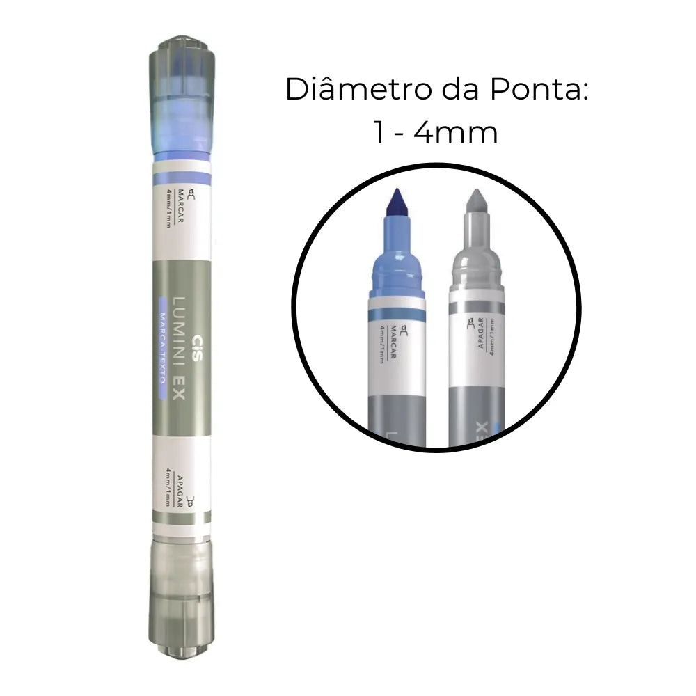 Marca Texto Apagável Cis Lumini Ex