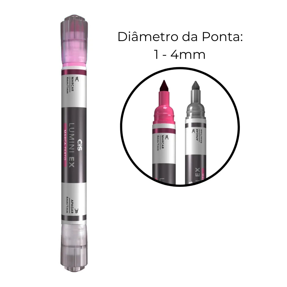 Marca Texto Apagável Cis Lumini Ex