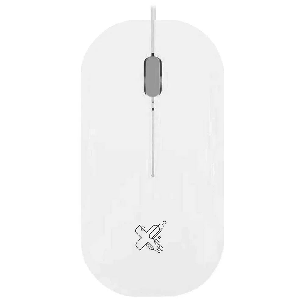 Mouse Maxprint Surface Branco Com Fio 1200 DPI USB 2.0
