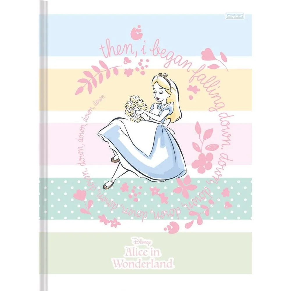 Caderno Alice São Domingos Brochura Universitário 48 Folhas