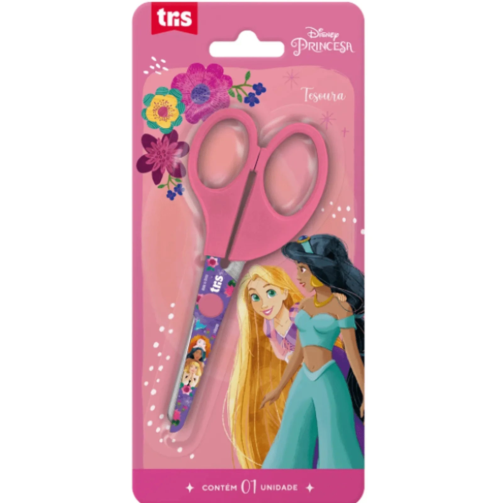 Tesoura Escolar Tris Princesas