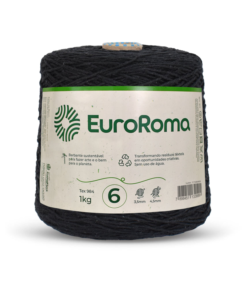 Barbante EuroRoma Colorido 1kg N°6/8