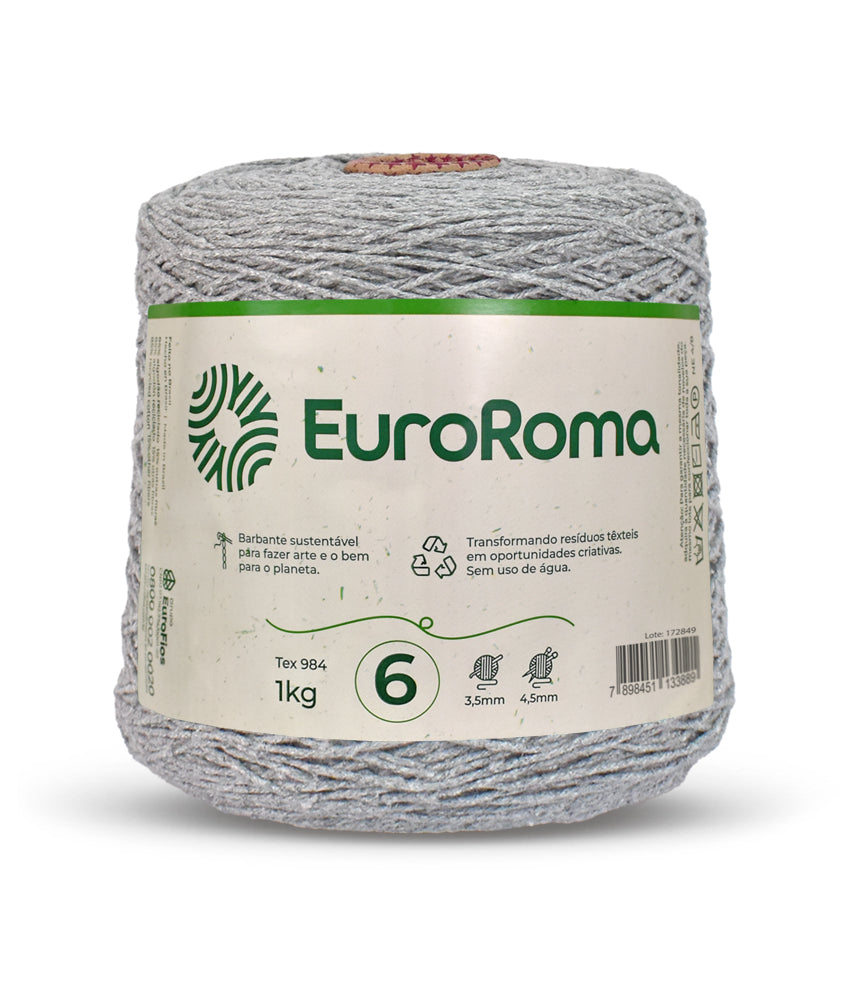 Barbante EuroRoma Colorido 1kg N°6/8