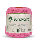 Barbante EuroRoma Colorido 1kg N°6/8