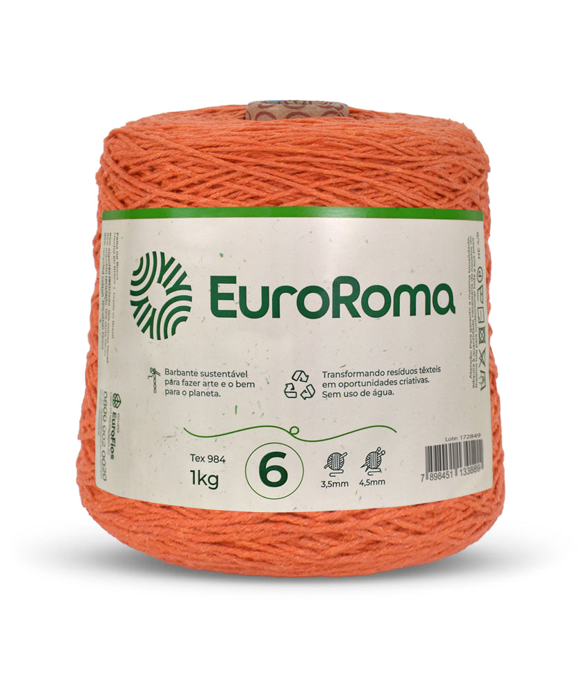 Barbante EuroRoma Colorido 1kg N°6/8