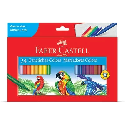 Canetinha Faber-Castell Colors 24 Cores