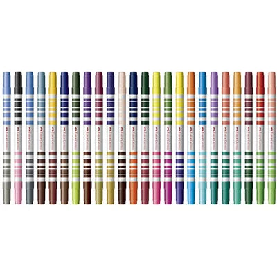 Canetinha Faber-Castell Bicolor 48 cores (24 canetinhas)