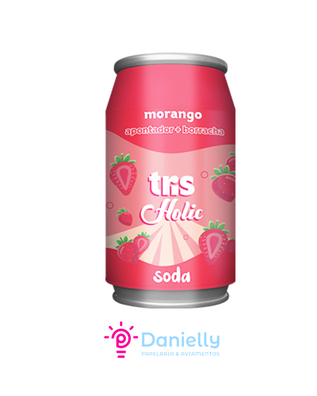 Apontador Com Depósito + Borracha Soda Holic Lanchinhos –Tris