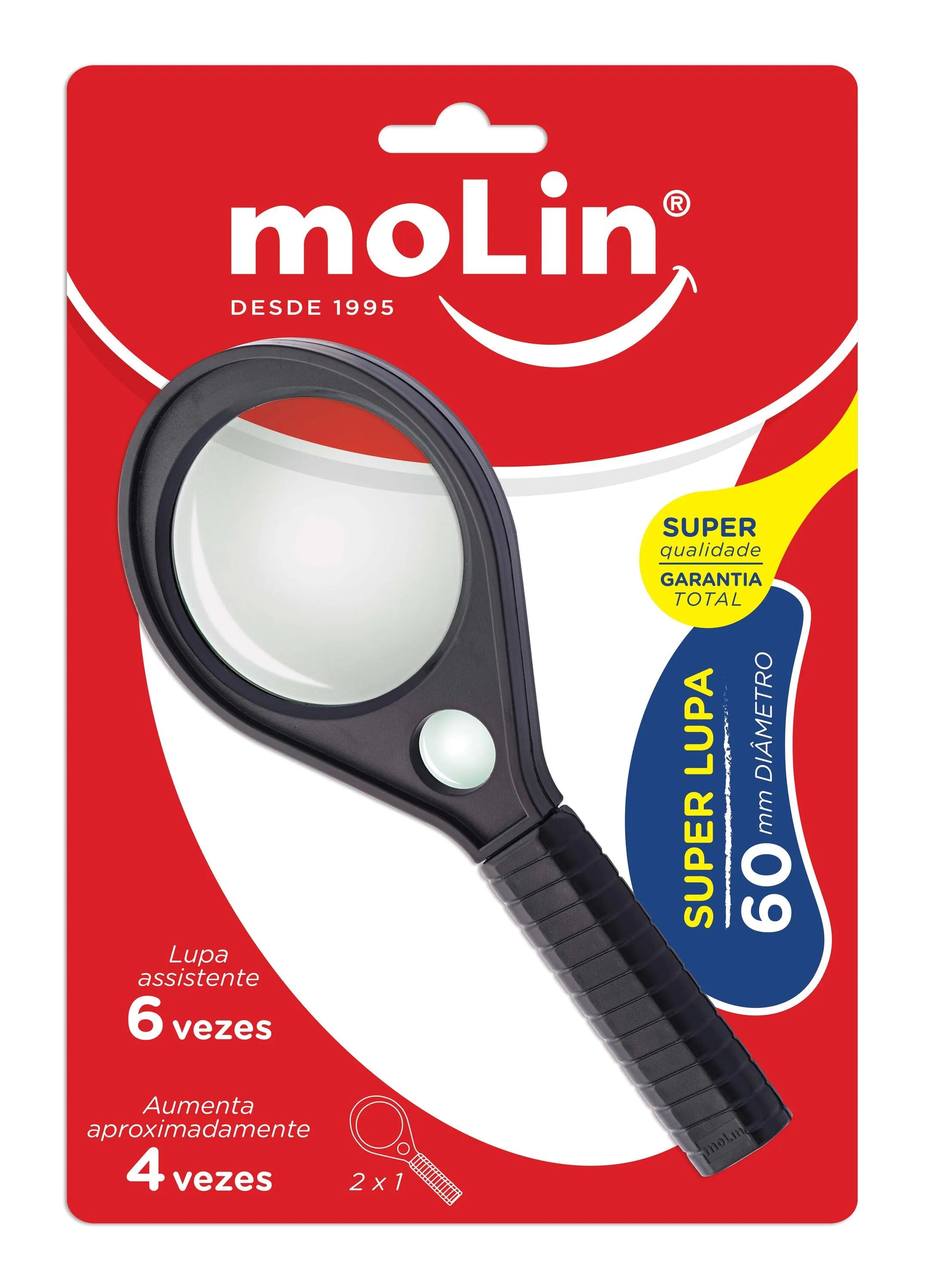 Lupa Molin 2 em 1, 60mm