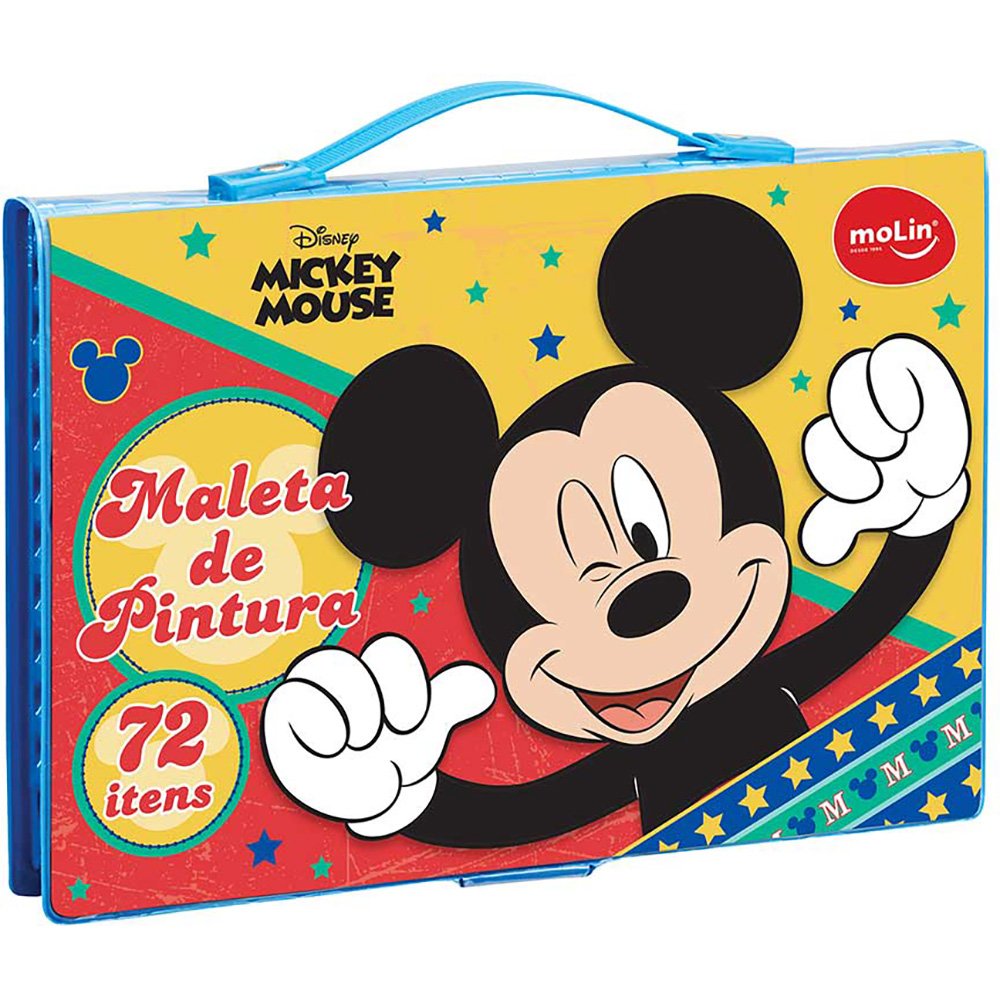 Maleta de Pintura Molin Disney Mickey 72 itens