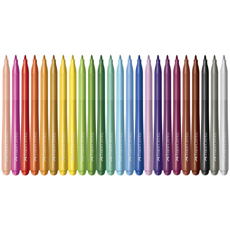 Canetinha Faber-Castell Vai e Vem 24 cores