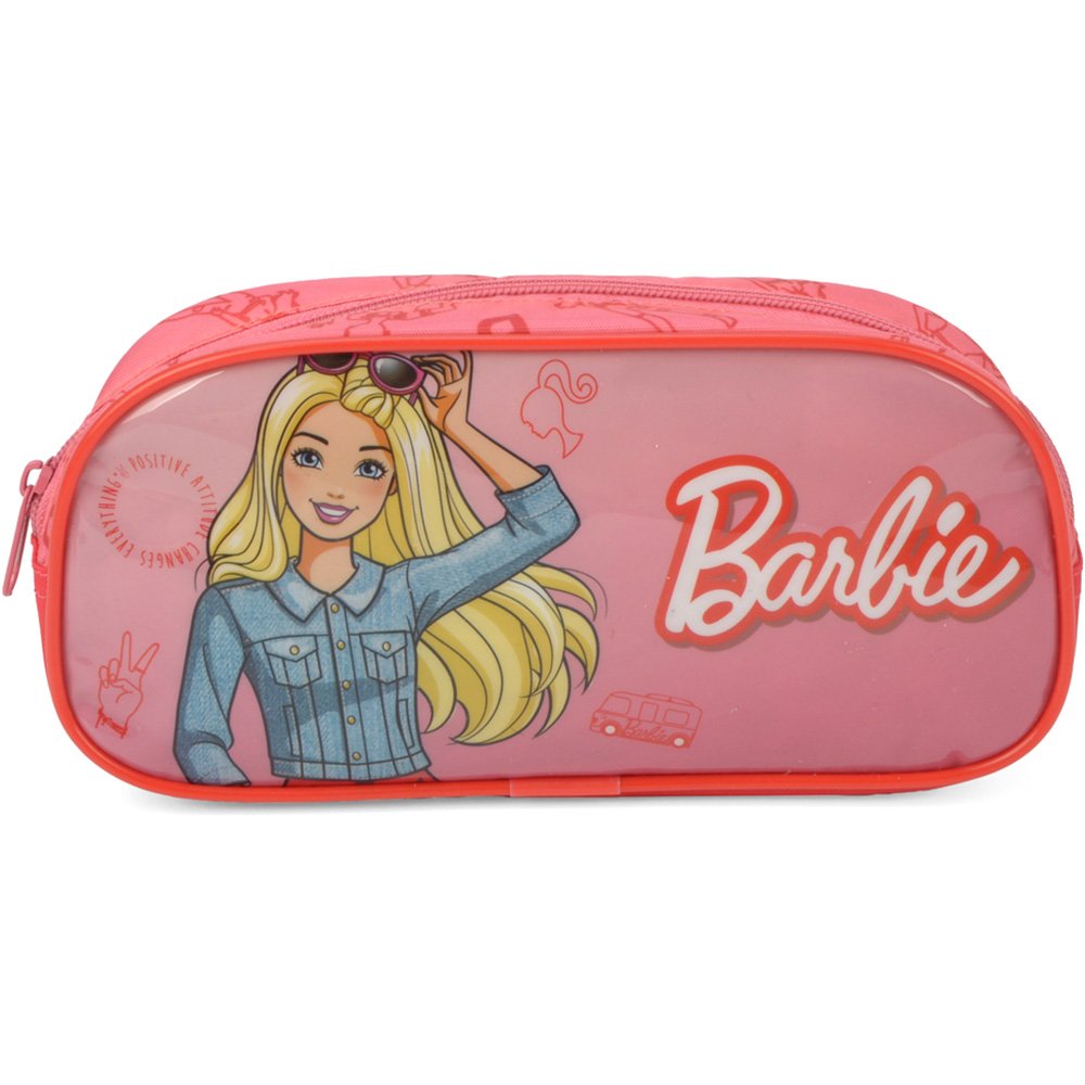 Estojo Luxcel Barbie Mattel em Poliéster