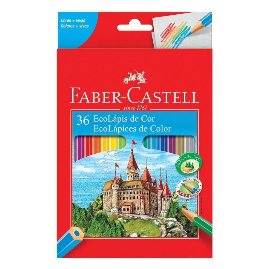 Lápis de Cor Faber-Castell 36 Cores