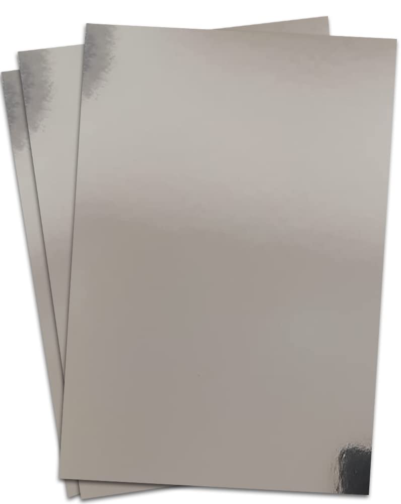 Papel Lamicote A4 250g Prata Off Paper 10 Folhas