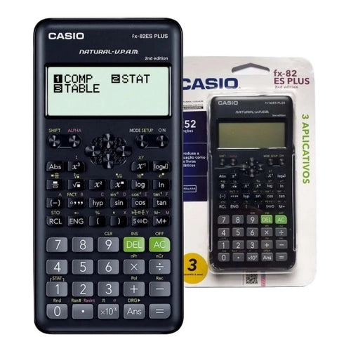 Calculadora Científica Casio 252 Funções FX-82ES PLUS-2 Preta