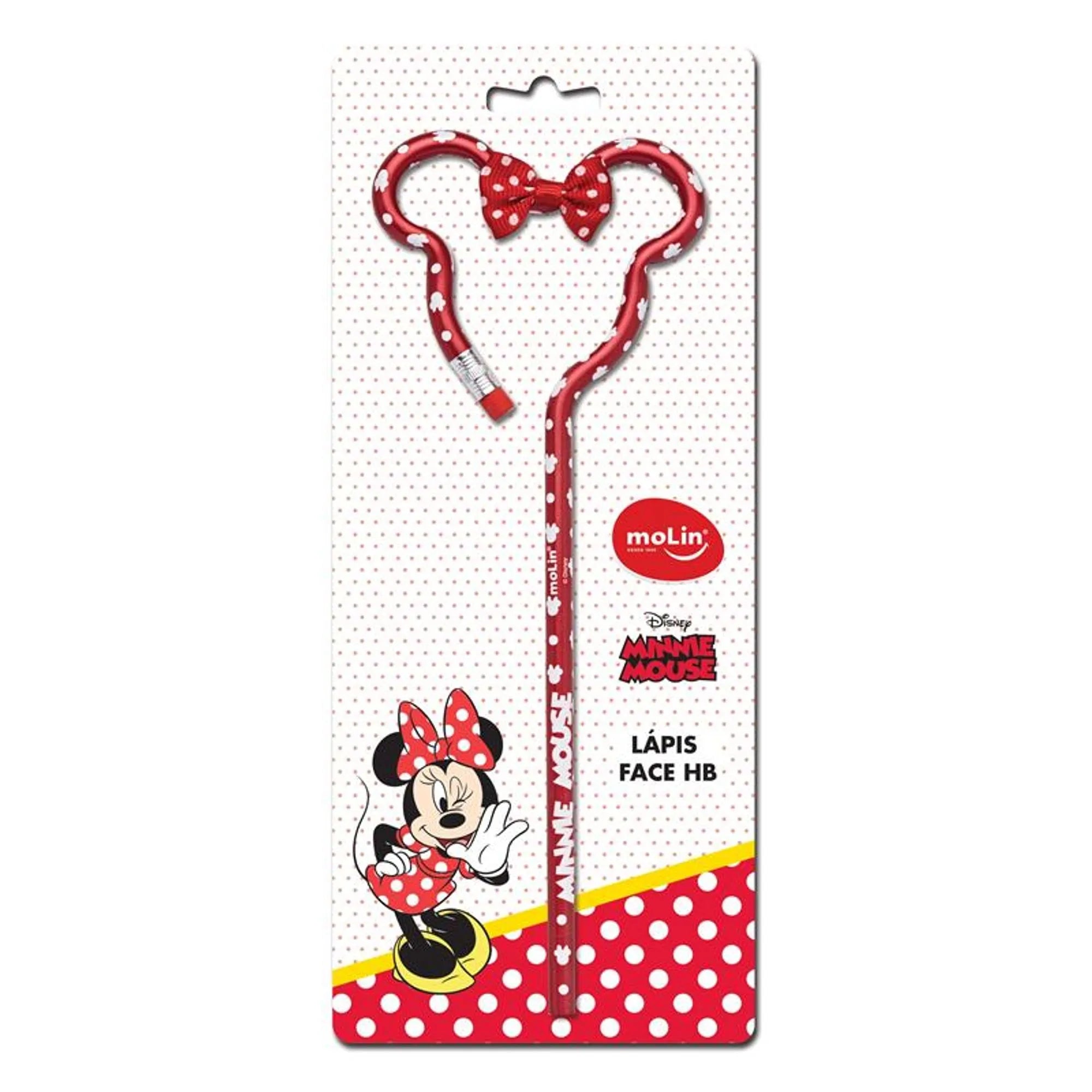 Lápis de Escrever Molin Face Minnie