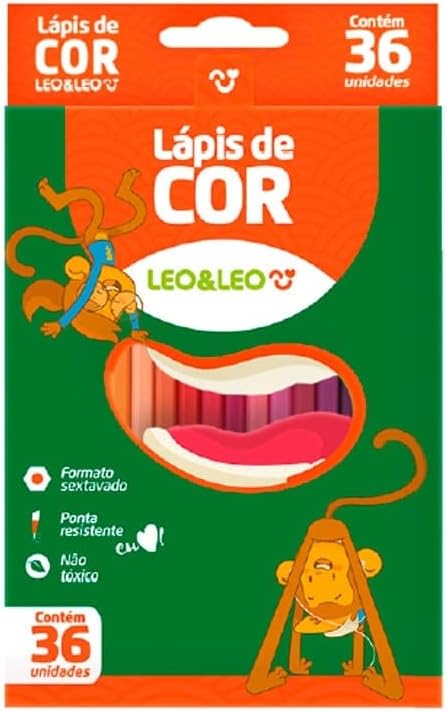 Lápis De Cor Leo&Leo 36 cores